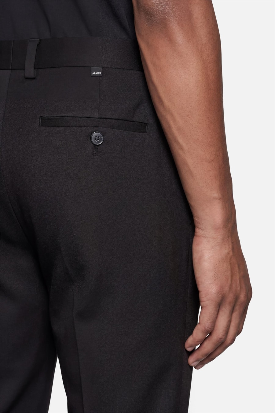 Calça Alfaiataria Malha Supler Slim Preto — foto 4 de 6