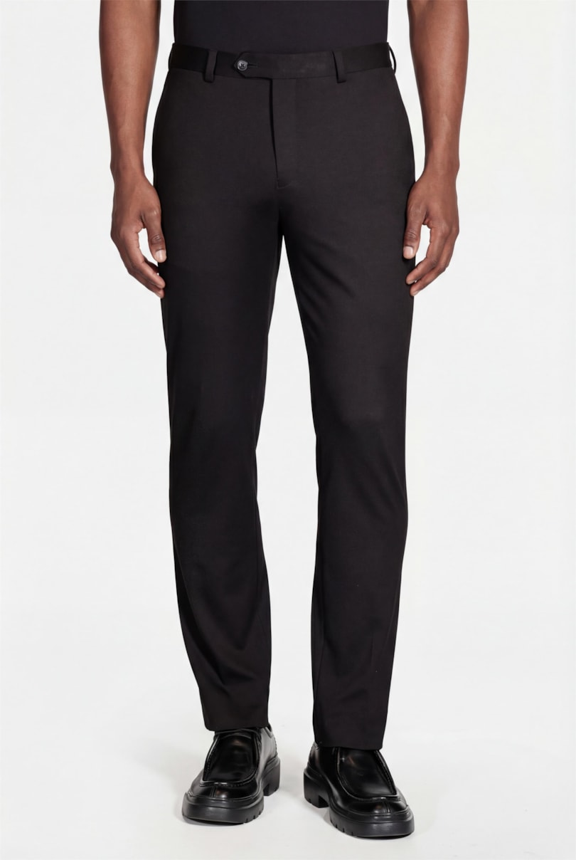 Calça Alfaiataria Malha Supler Slim Preto