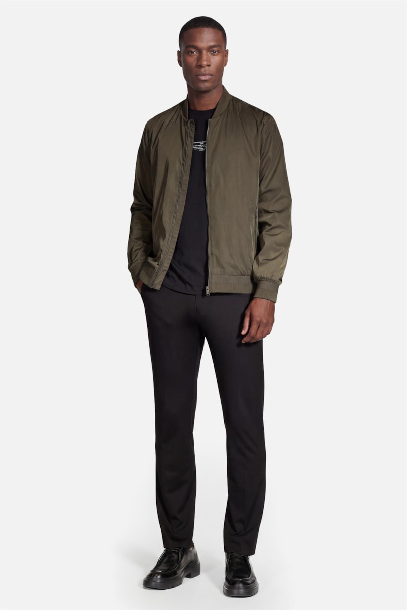 Calça Alfaiataria Malha Supler Slim Preto