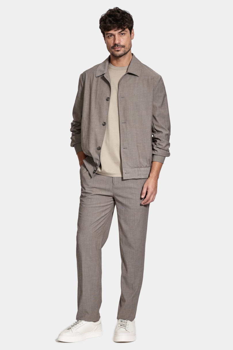 Calça Alfaiataria Mescla Anatômica Fendi