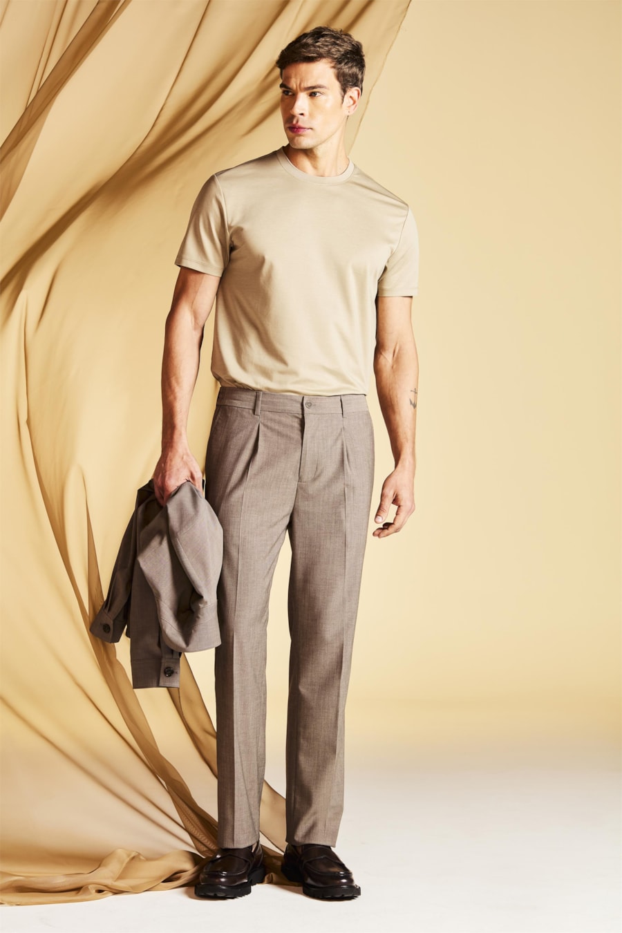 Calça Alfaiataria Mescla Anatômica Fendi — foto 7 de 7