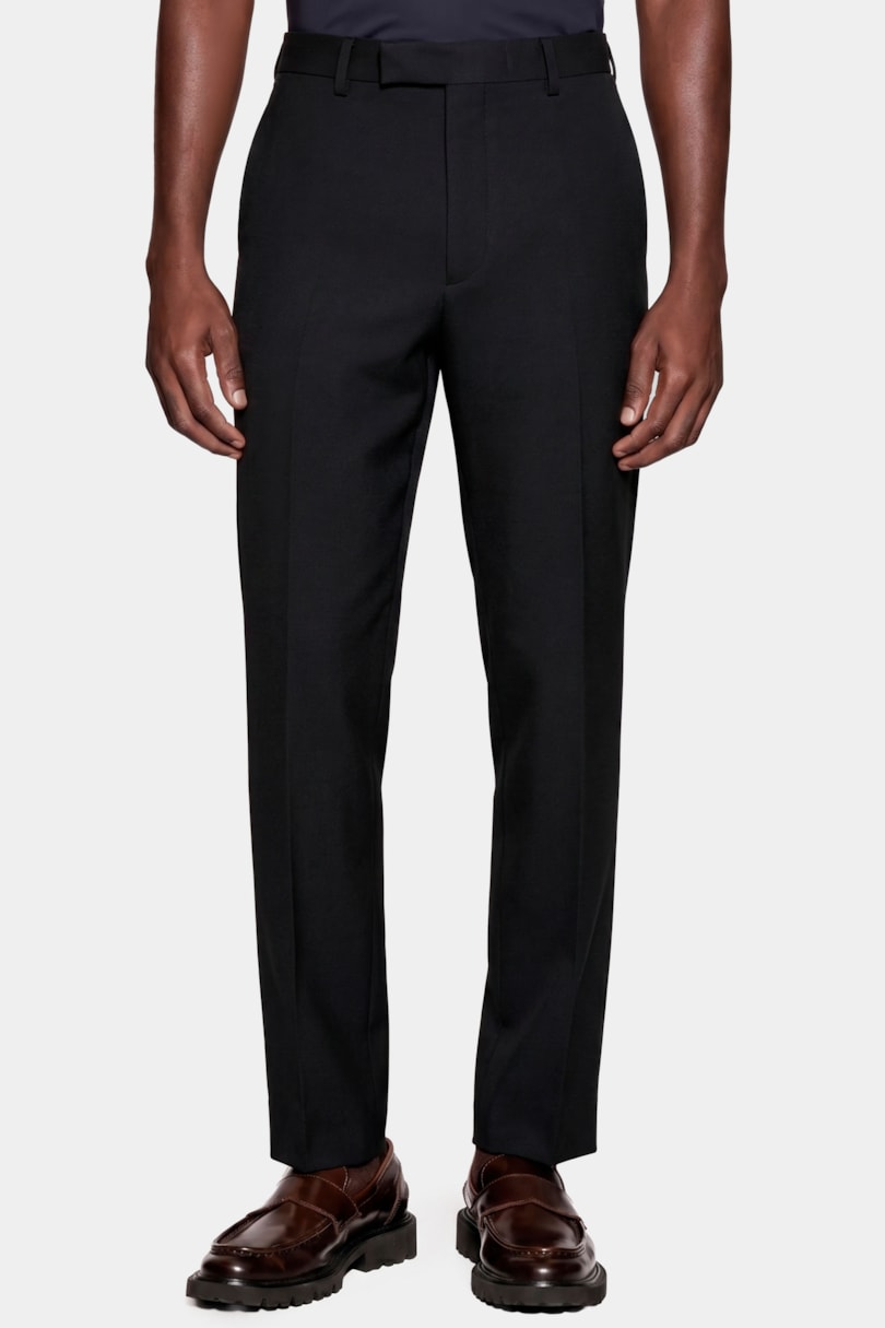 Calça Alfaiataria Piquet Soft Super Slim Preto