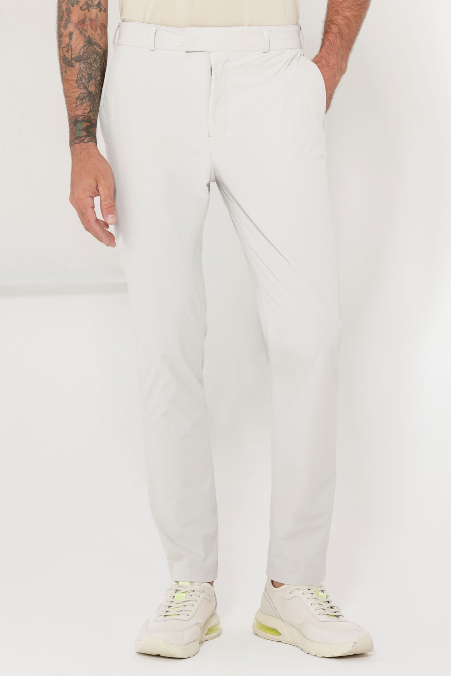 Calça Alfaiataria Ripstop Flex Off White — foto 1 de 6