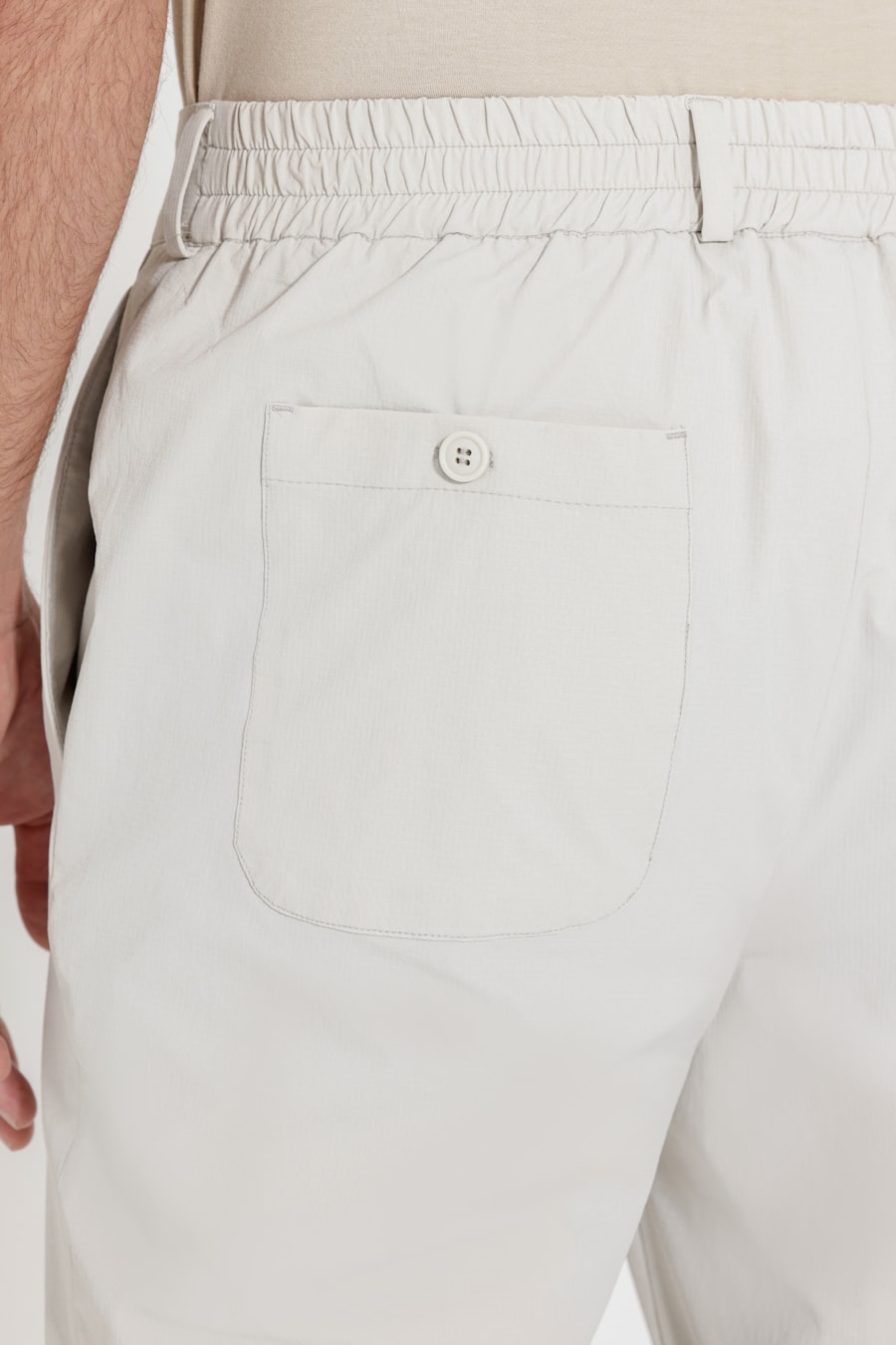Calça Alfaiataria Ripstop Flex Off White — foto 4 de 6