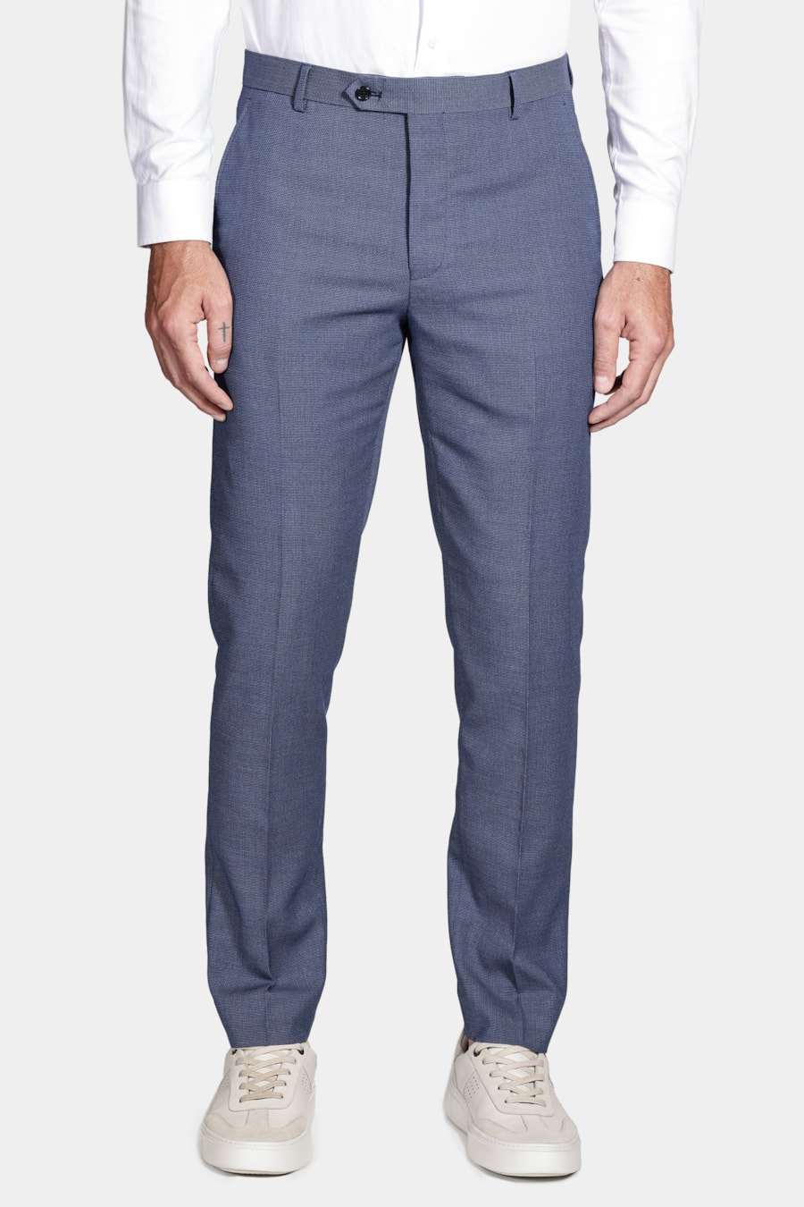 Calça Alfaiataria Slim Azul — foto 1 de 6