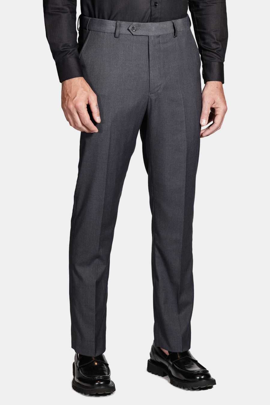 Calça Alfaiataria Slim Com Elastano Marinho — foto 1 de 5