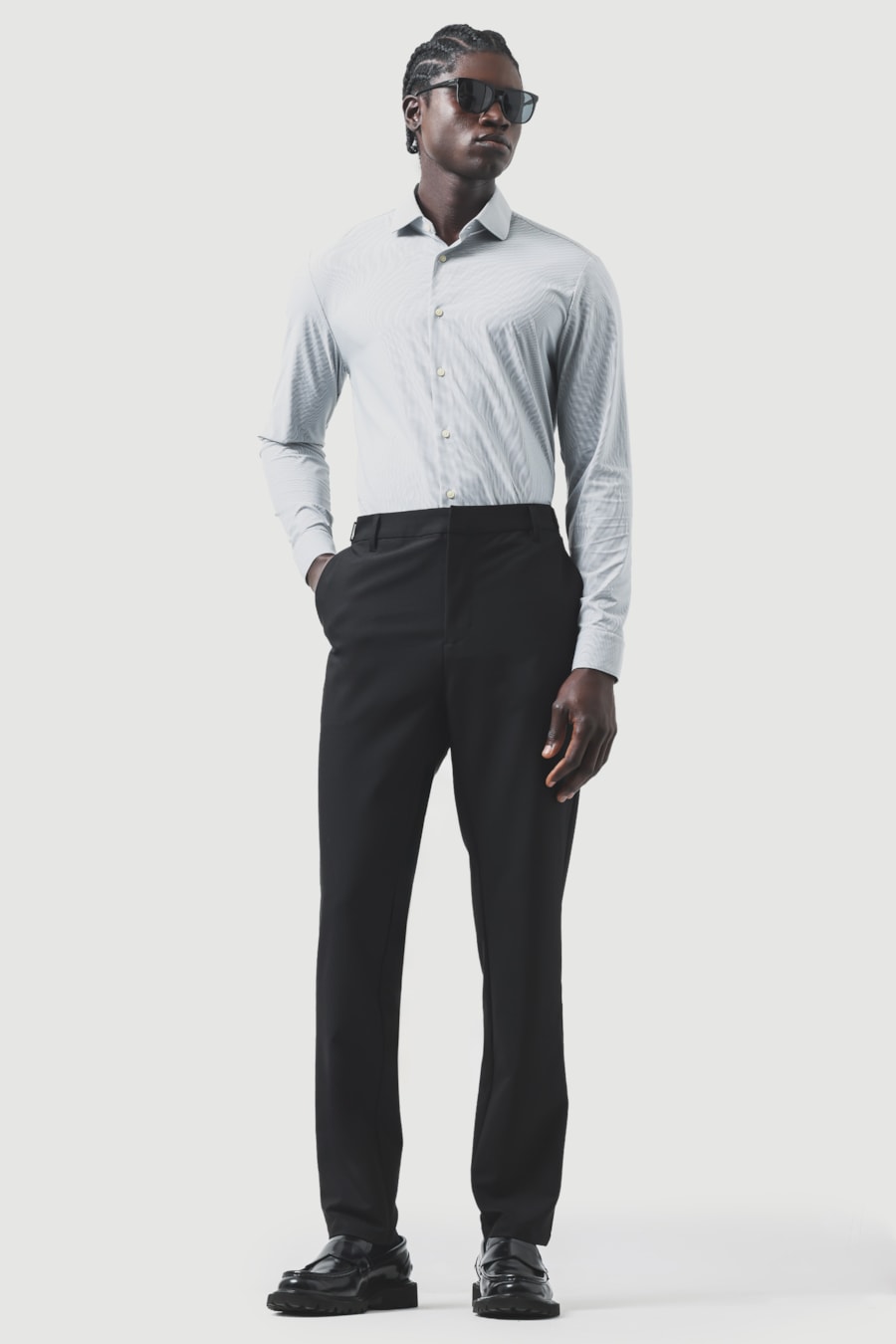 Calça Alfaiataria Smart Cós Ajustado Preto — foto 2 de 6