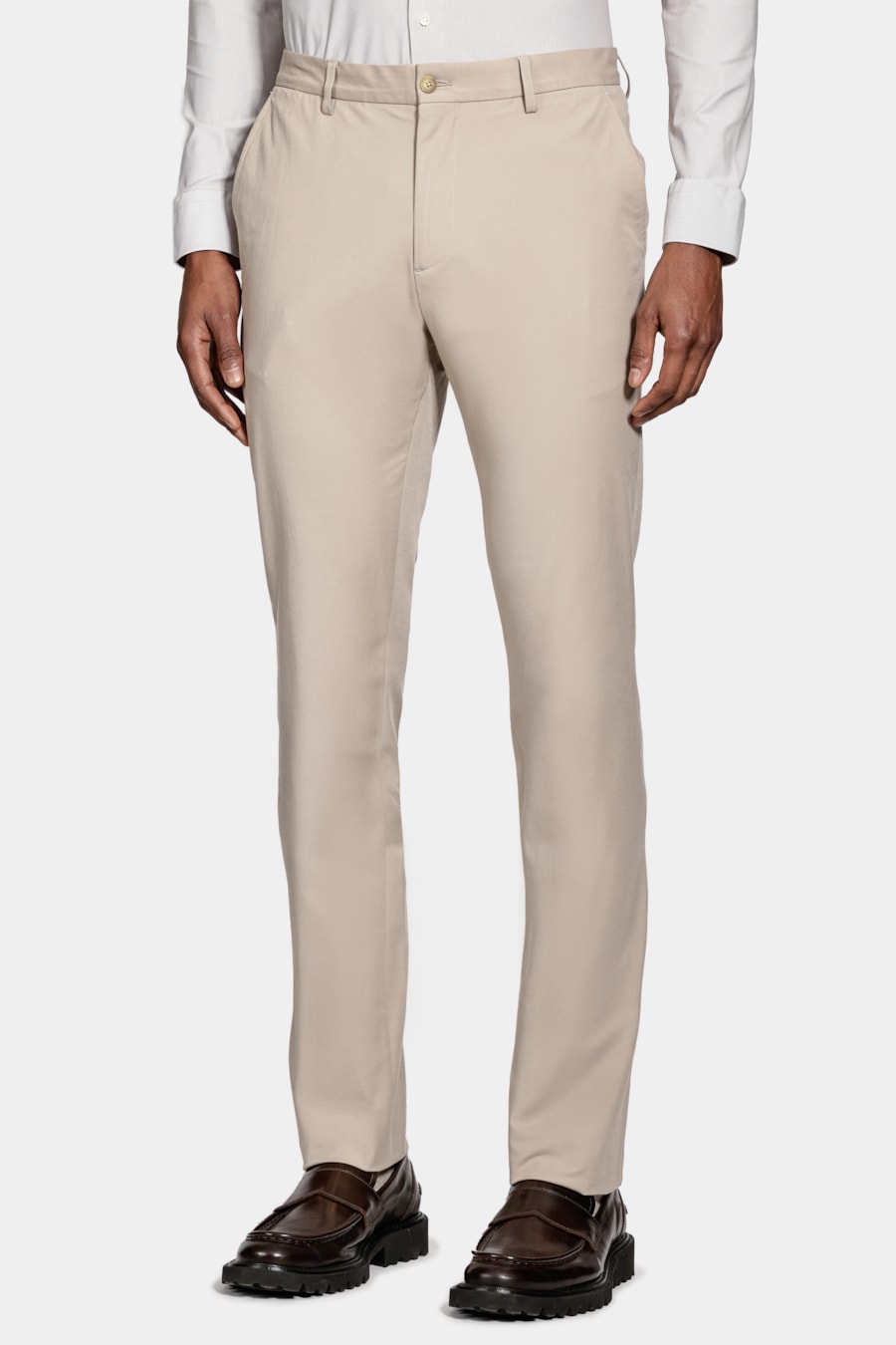 Calça Alfaiataria Soft Super Slim Caqui — foto 1 de 6