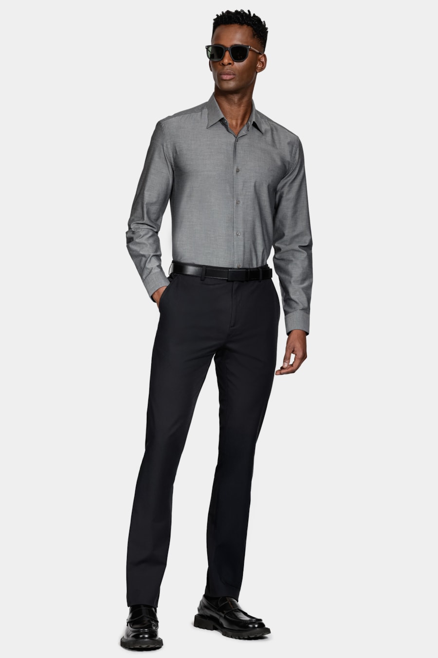 Calça Alfaiataria Soft Super Slim Preto — foto 2 de 6