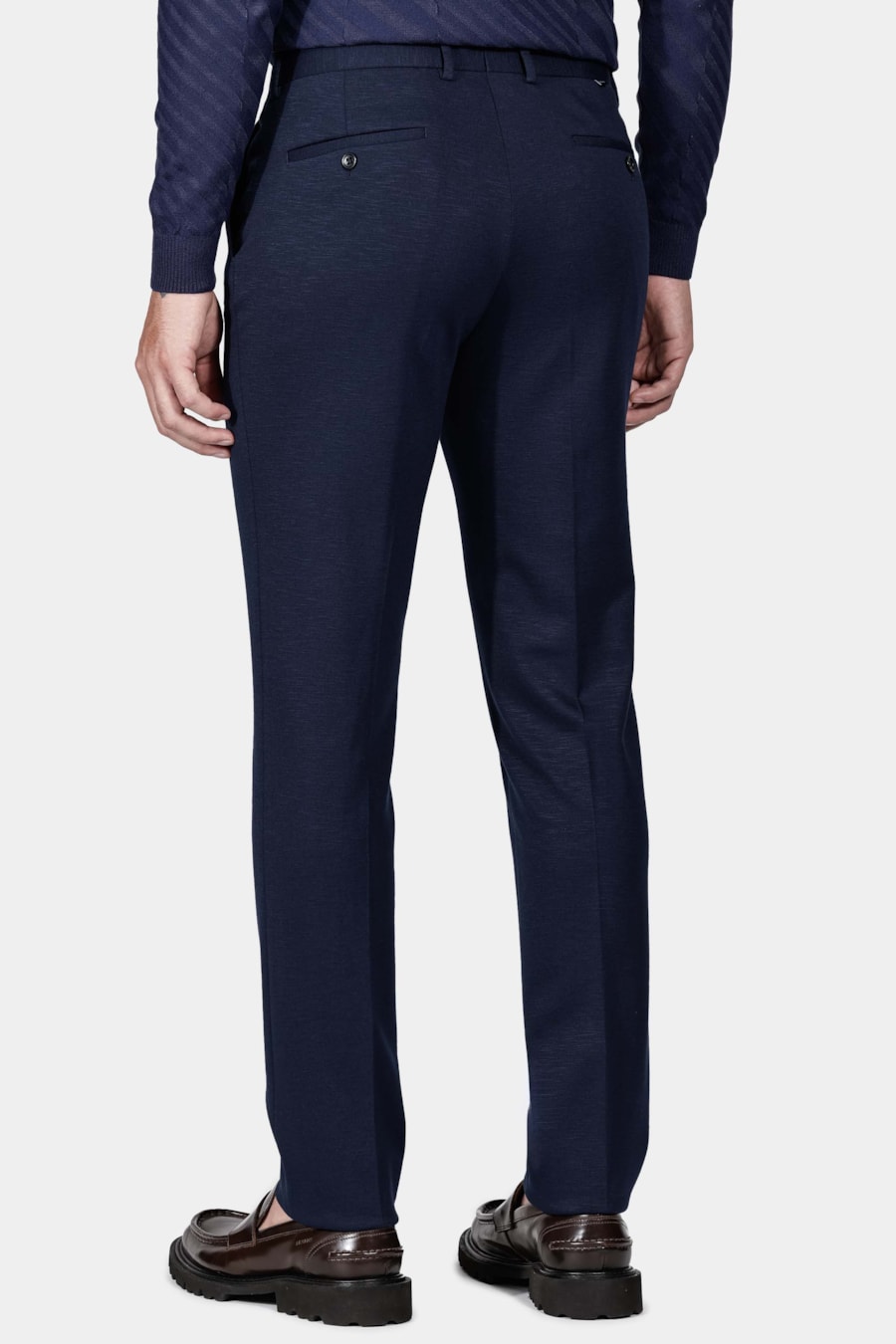 Calça Alfaiataria Super Slim Flamê Marinho — foto 5 de 7