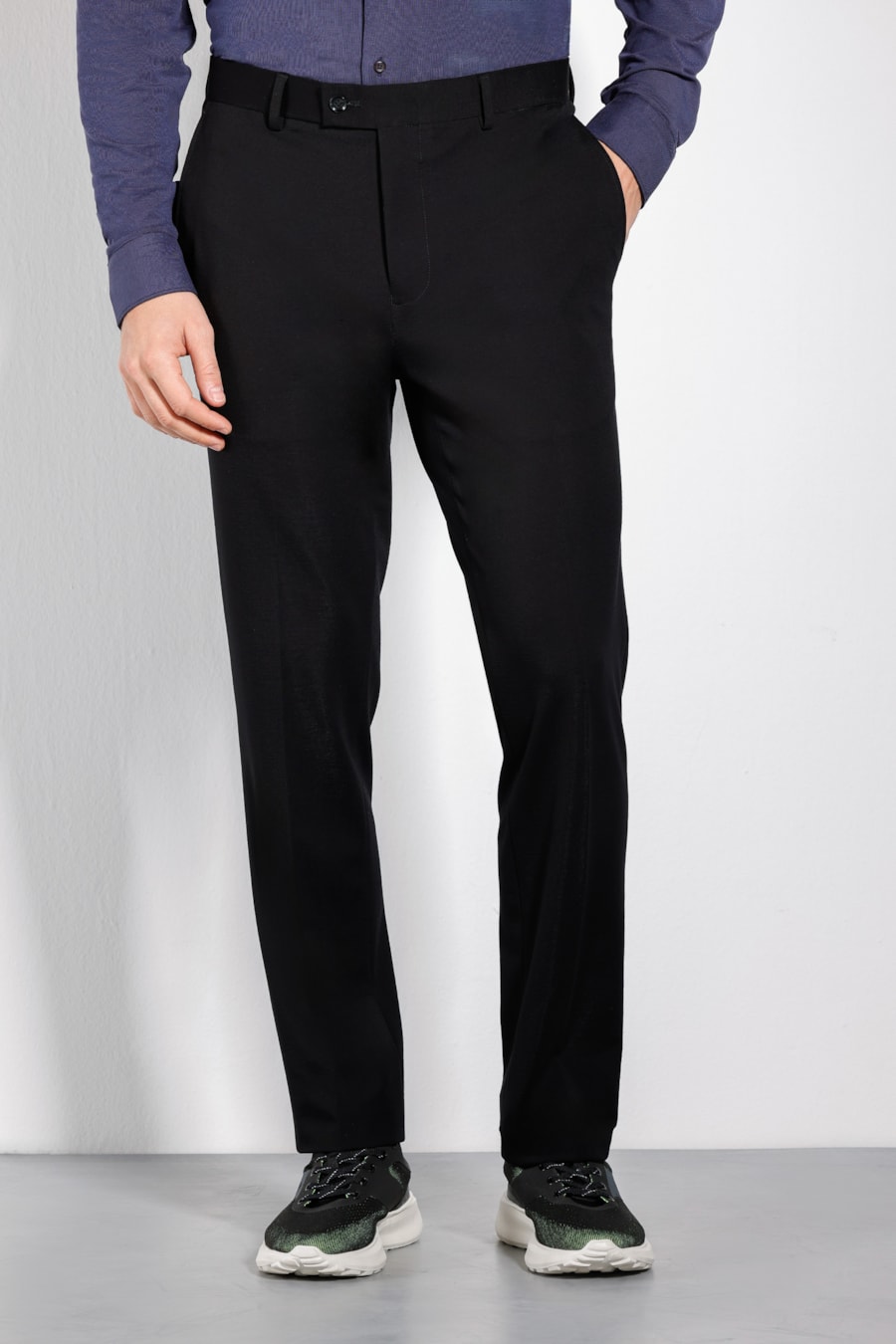 Calça Alfaiataria Super Slim Flamê Preto — foto 1 de 3