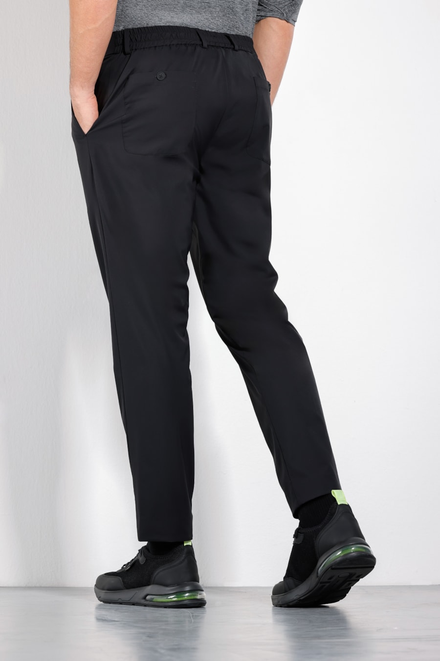 Calça Alfaiataria Super Slim Tech Twill Marinho — foto 3 de 3