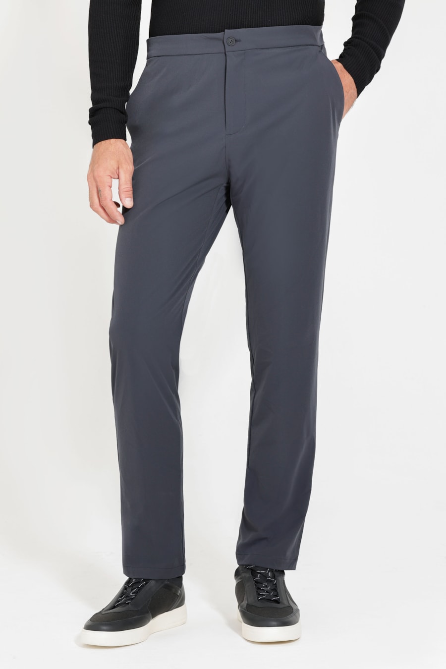Calça Alfaiataria Tech Jacquard Marinho — foto 1 de 6