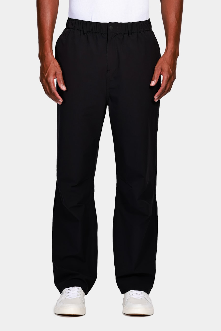 Calça Ampla Tecnológica Off Black Preto — foto 1 de 5