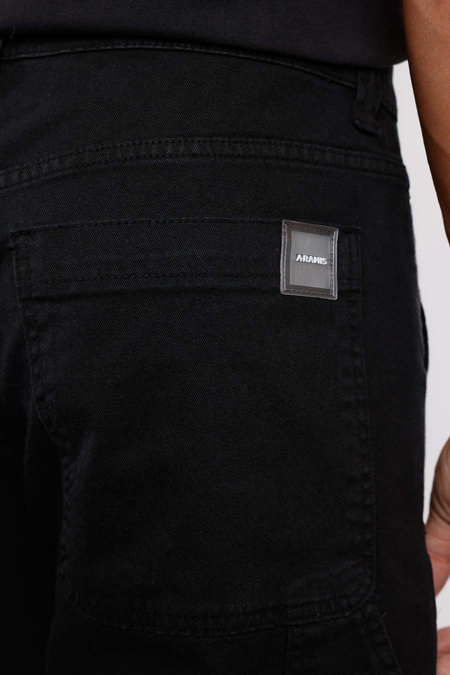 Calça Carpinteiro Off And Black Preto — foto 2 de 3