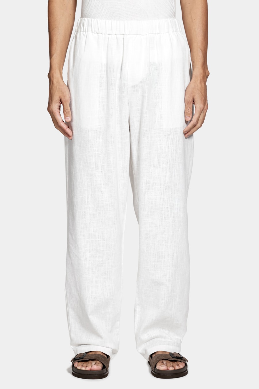 Calca Chino Ampla Rustica Off White — foto 1 de 7