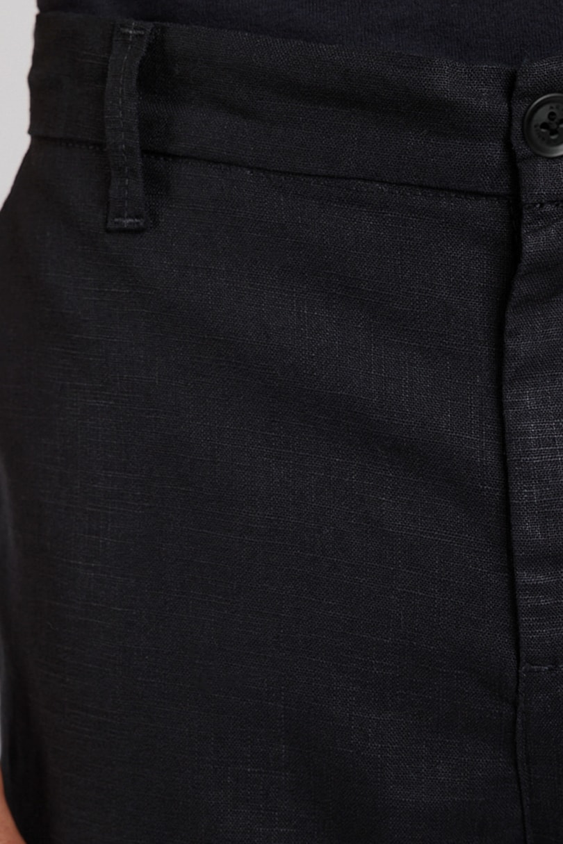 Calça Chino Ampla Rústica Preto