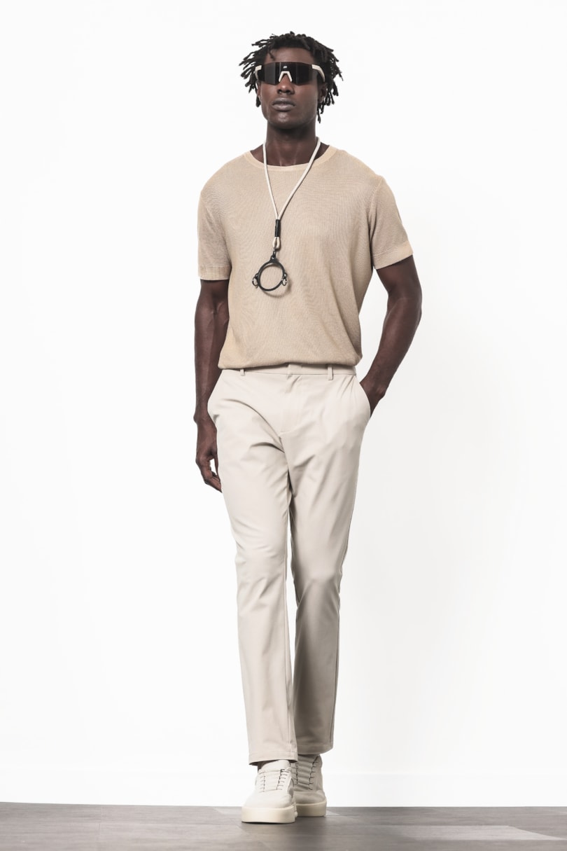 Calça Chino Basic Cinza