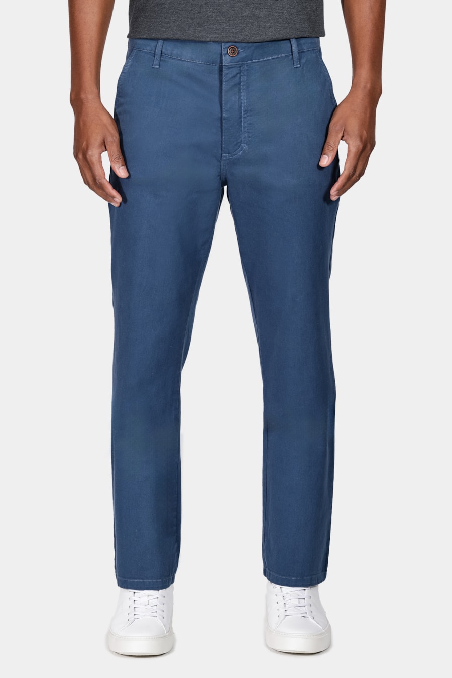 Calça Chino Básica Alumínio — foto 1 de 5