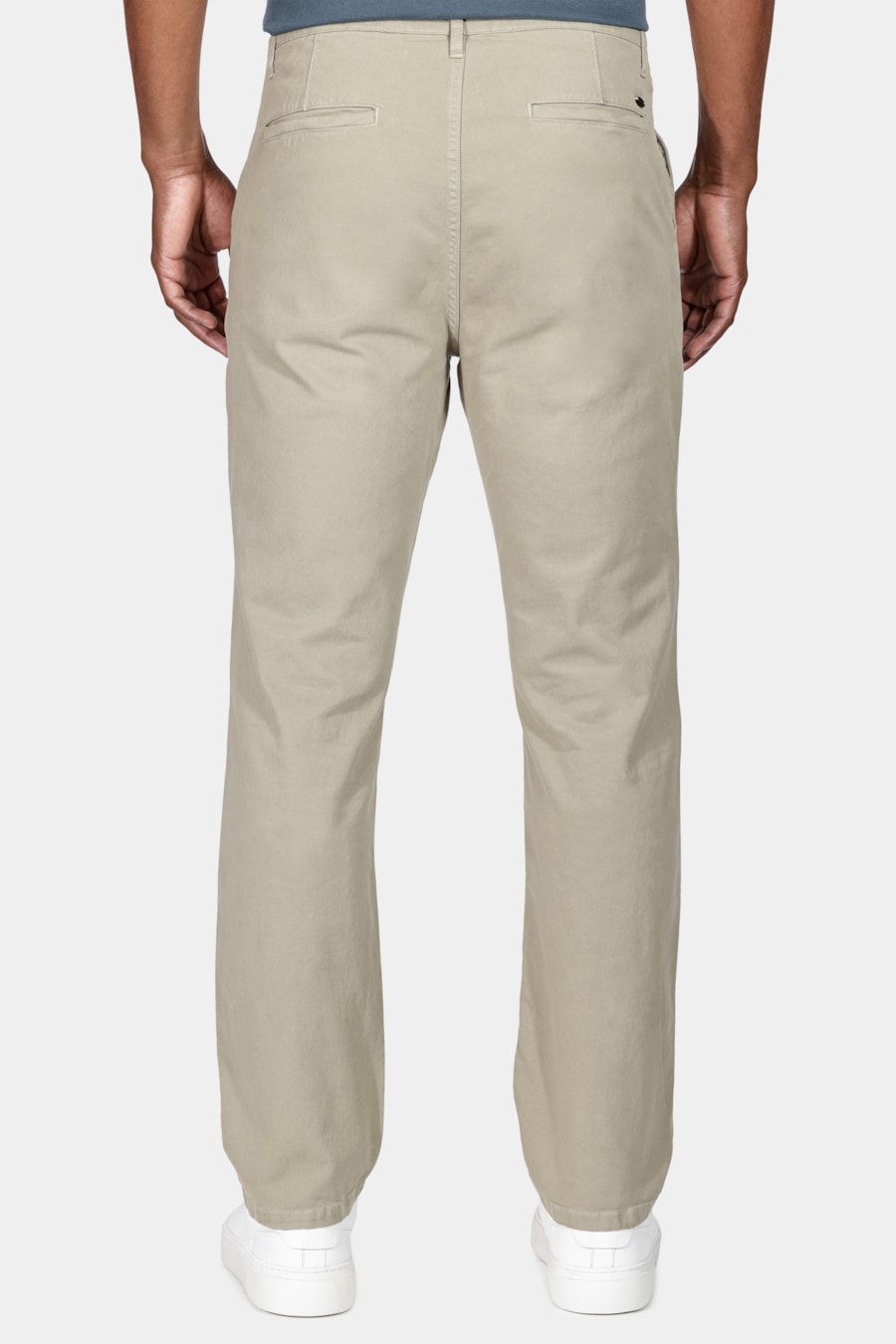 Calça Chino Básica Cinza Rato — foto 5 de 5