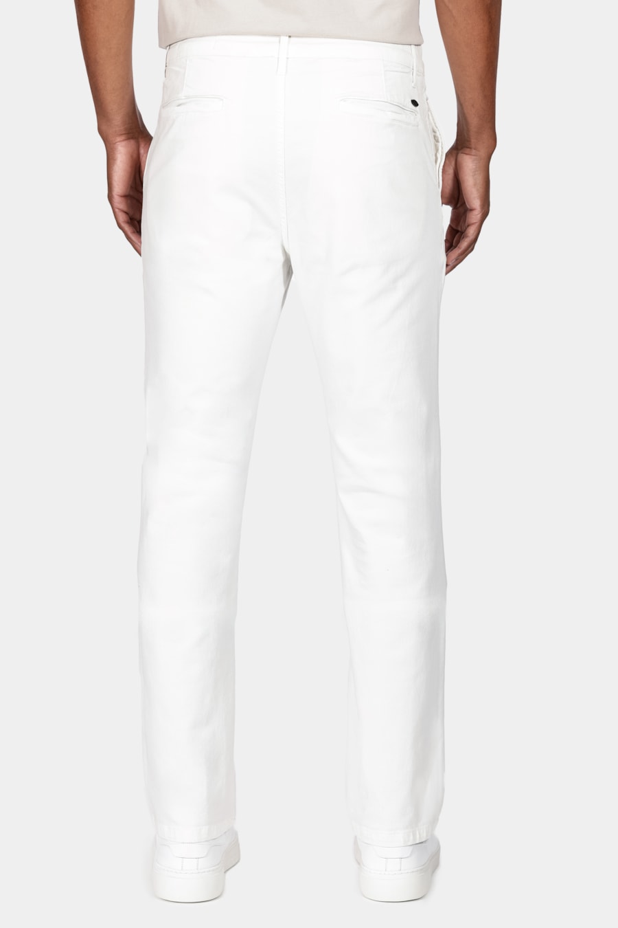 Calça Chino Básica Off White — foto 5 de 5