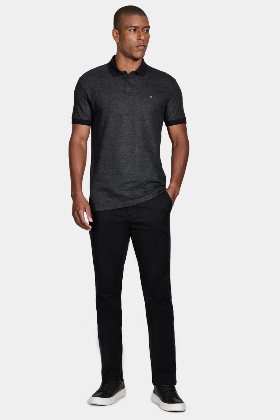Calça Chino Básica Preto — foto 2 de 6