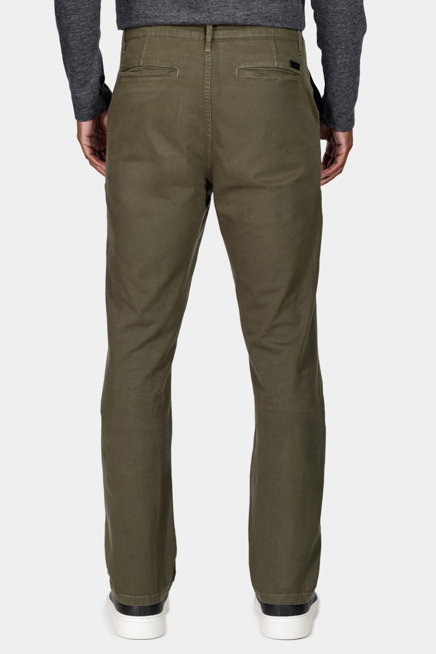 Calça Chino Básica Verde Militar — foto 5 de 5