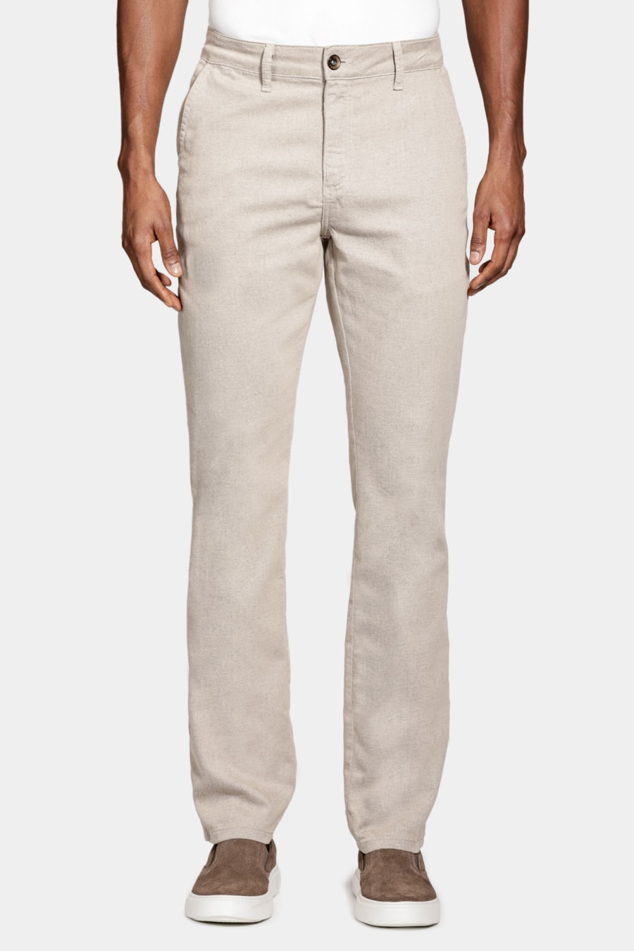 Calça Chino Bolso Faca Moline Areia — foto 1 de 6