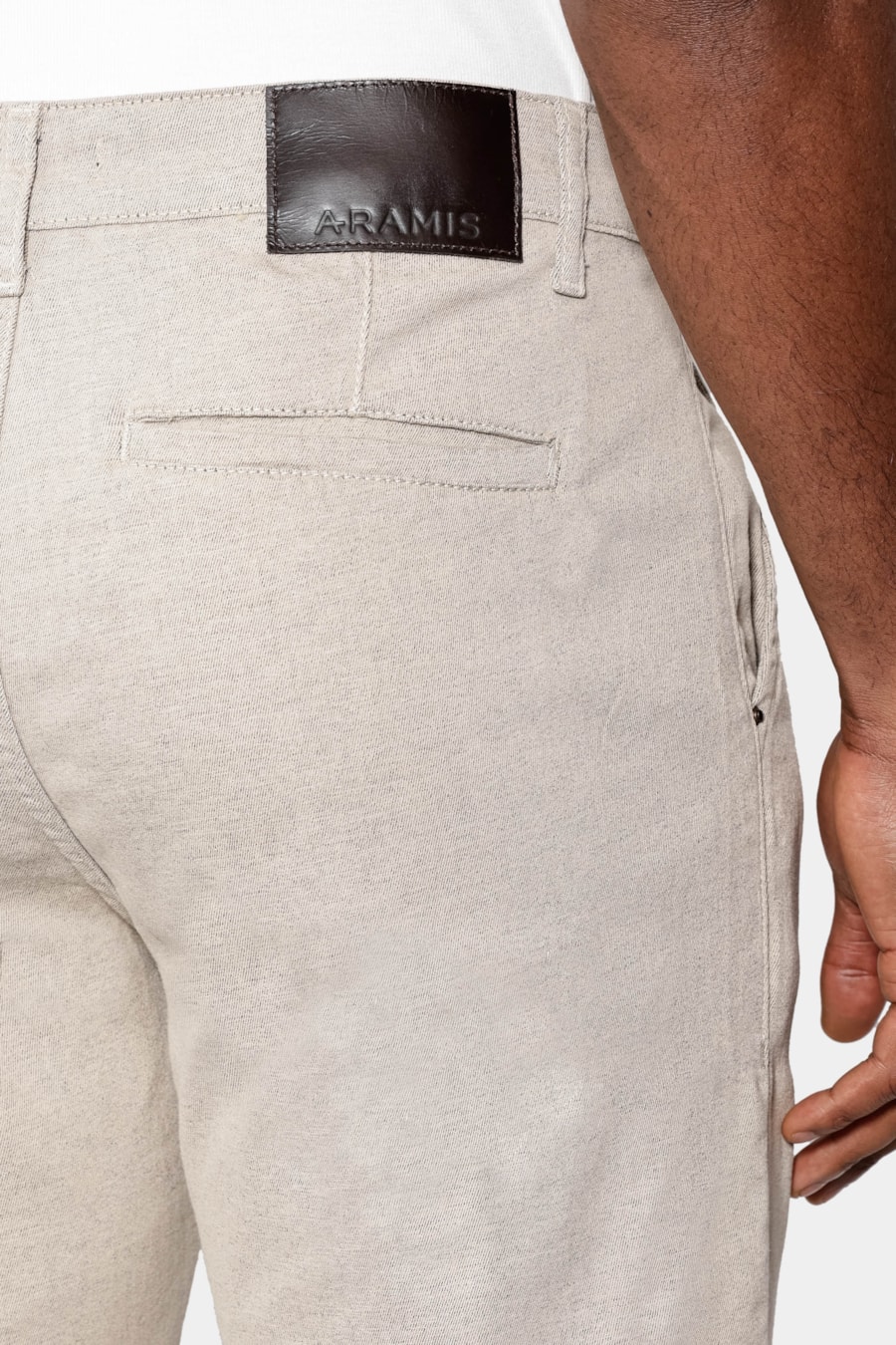 Calça Chino Bolso Faca Moline Areia — foto 4 de 6
