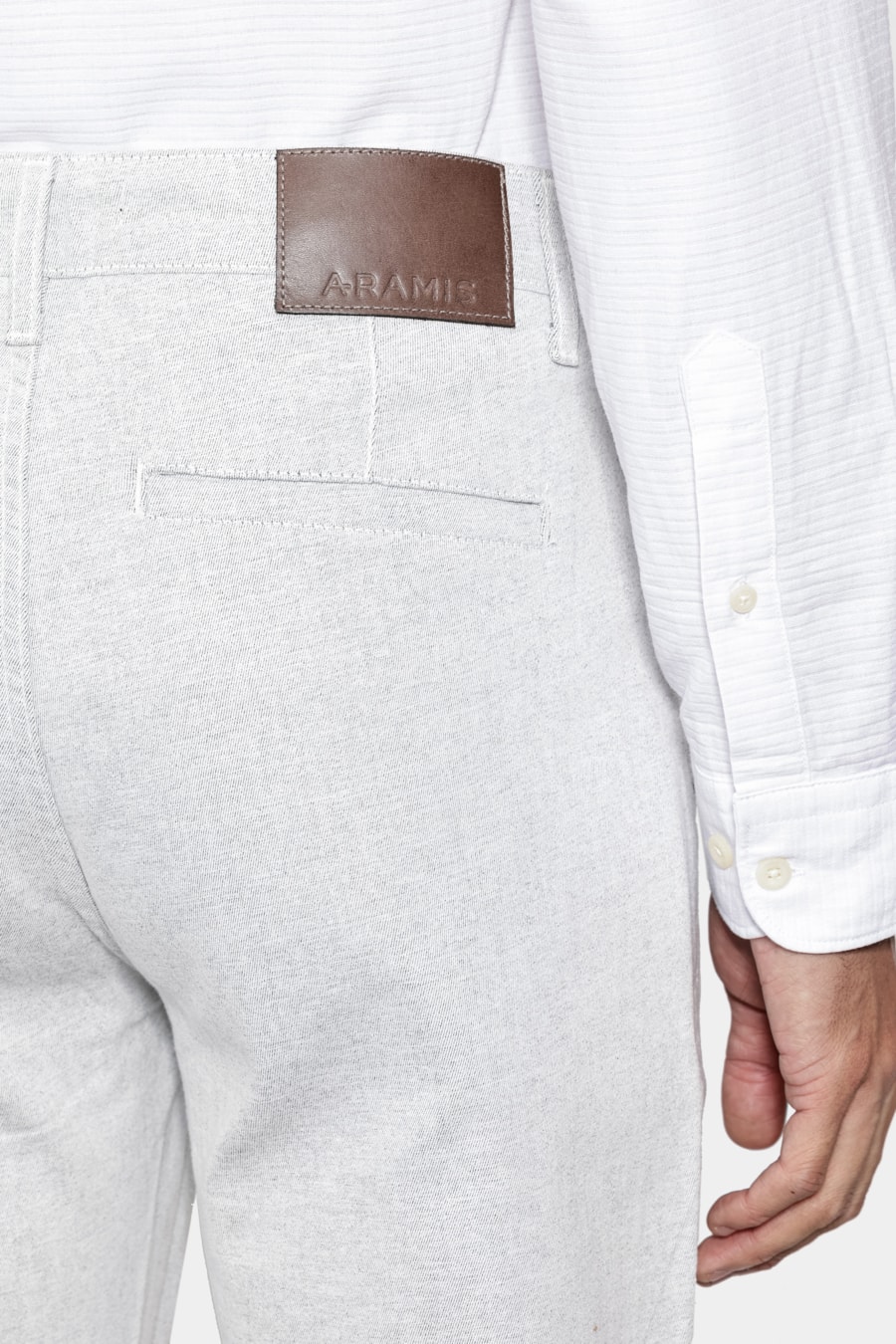Calça Chino Bolso Faca Moline Branco — foto 4 de 6