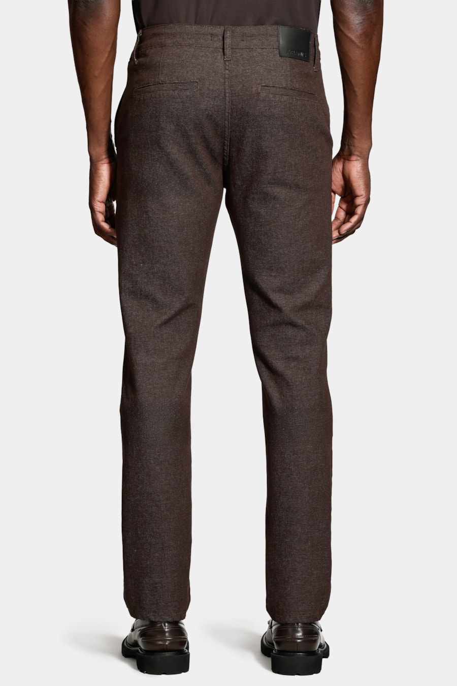 Calça Chino Bolso Faca Moline Café — foto 5 de 6