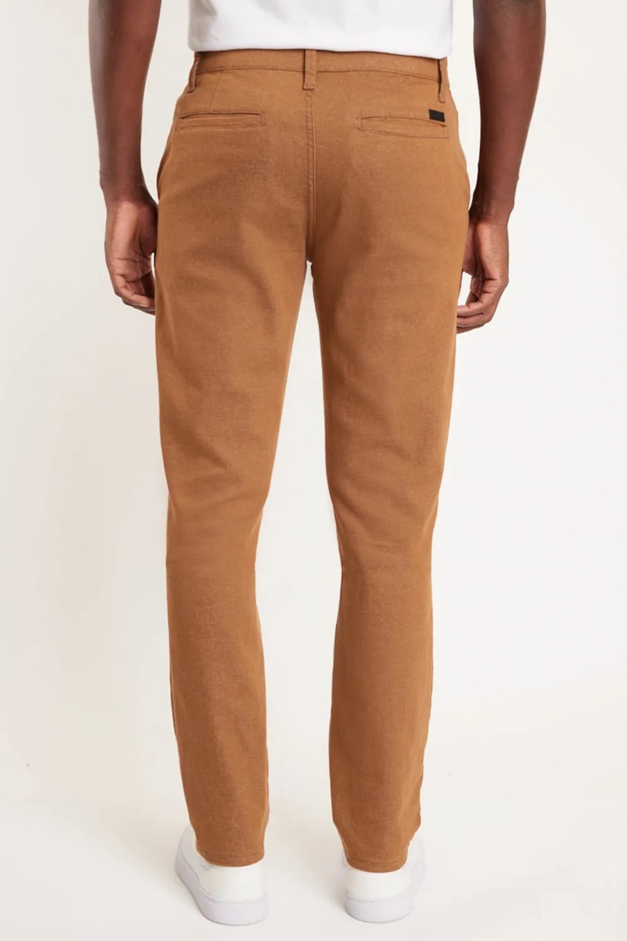 Calça Chino Bolso Faca Moline Caramelo — foto 5 de 5