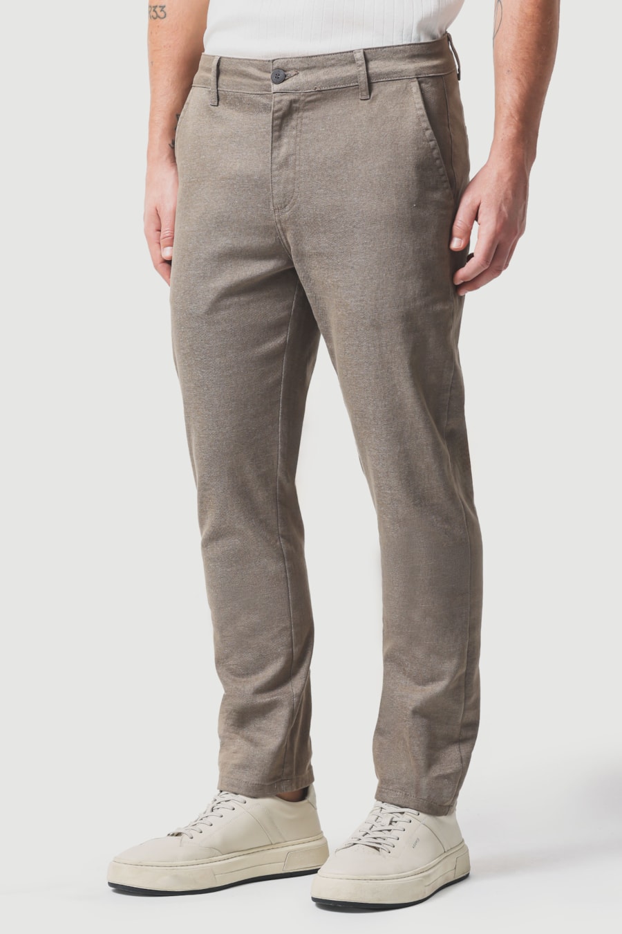 Calça Chino Bolso Faca Moline Fendi 118 — foto 1 de 6