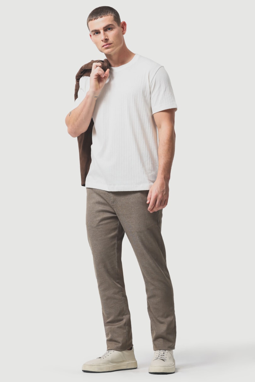 Calça Chino Bolso Faca Moline Fendi 118