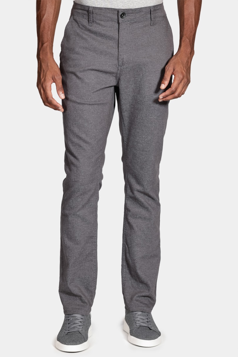 Calça Chino Bolso Faca Moline Grafite