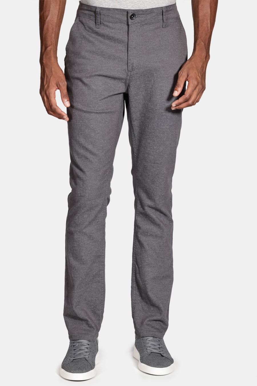 Calça Chino Bolso Faca Moline Grafite — foto 1 de 5