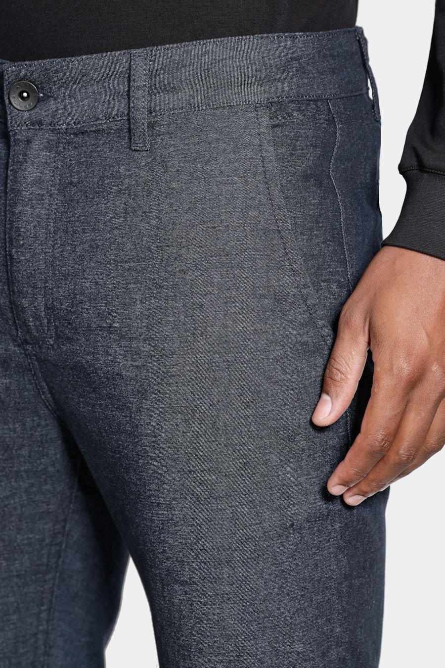 Calça Chino Bolso Faca Moline Marinho — foto 3 de 6