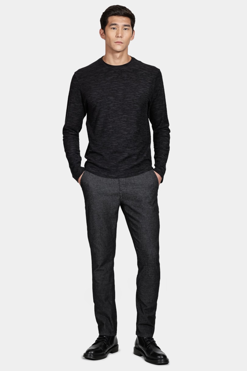 Calça Chino Bolso Faca Moline Preto
