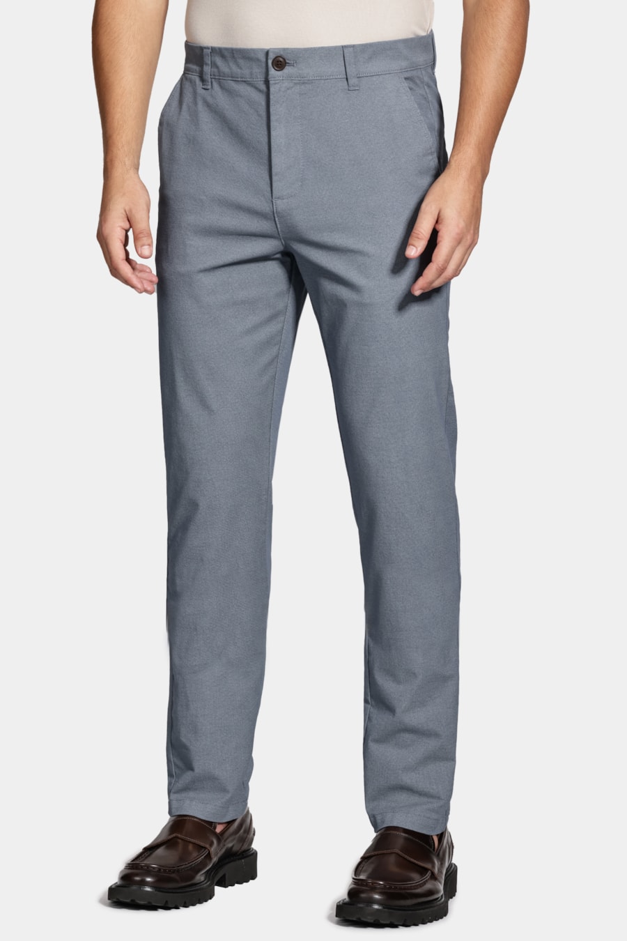 Calça Chino Clássica Azul Indigo — foto 1 de 6