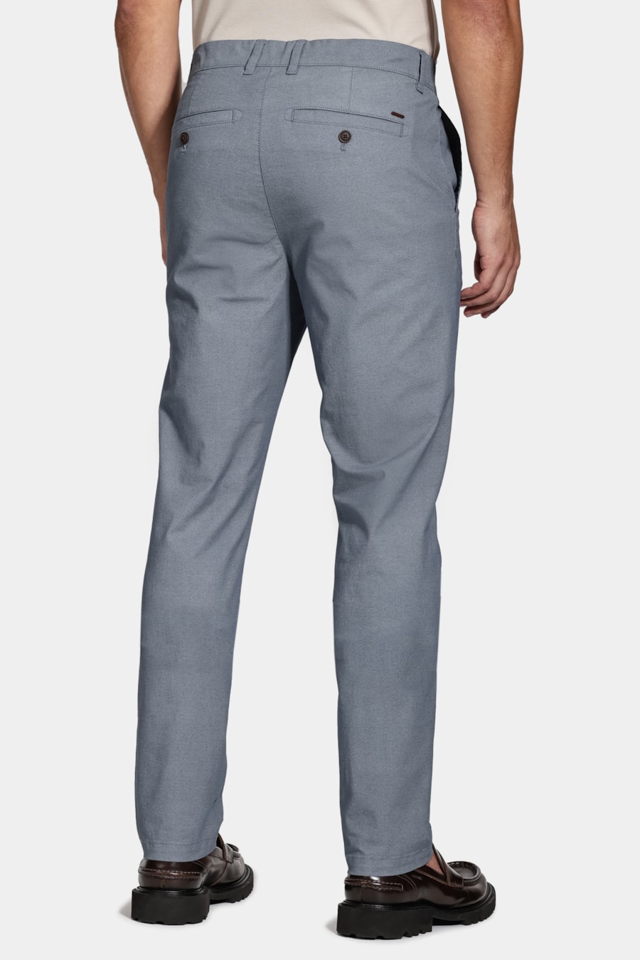 Calça Chino Clássica Azul Indigo — foto 5 de 6
