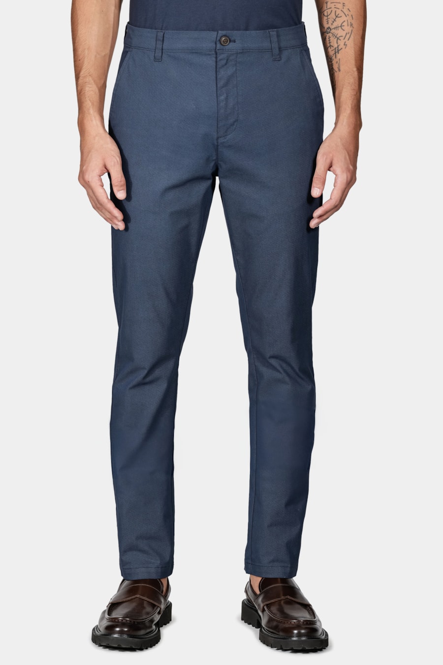 Calça Chino Clássica Marinho — foto 1 de 6