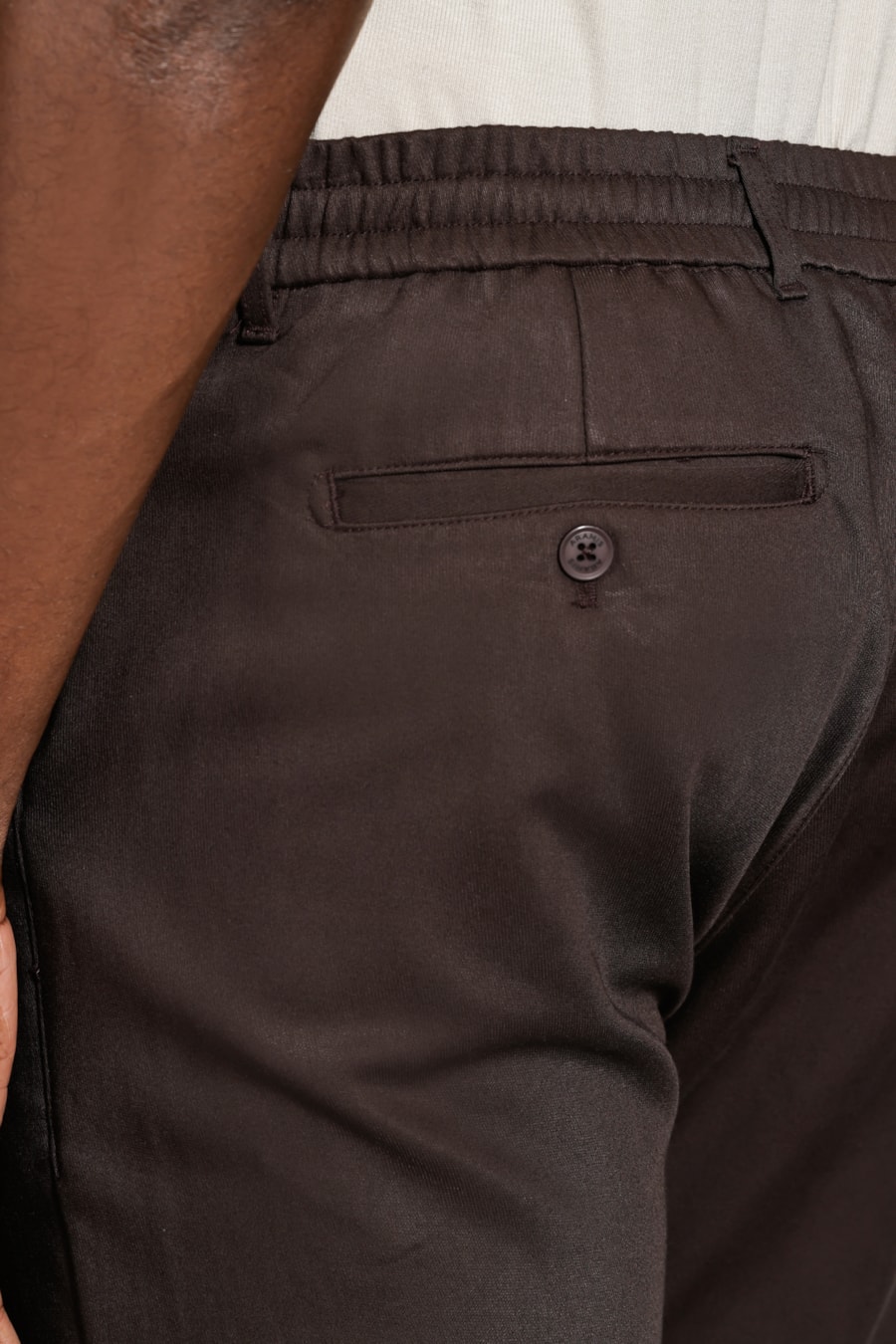 Calça Chino Clássica Slim Travel Cafe — foto 4 de 6
