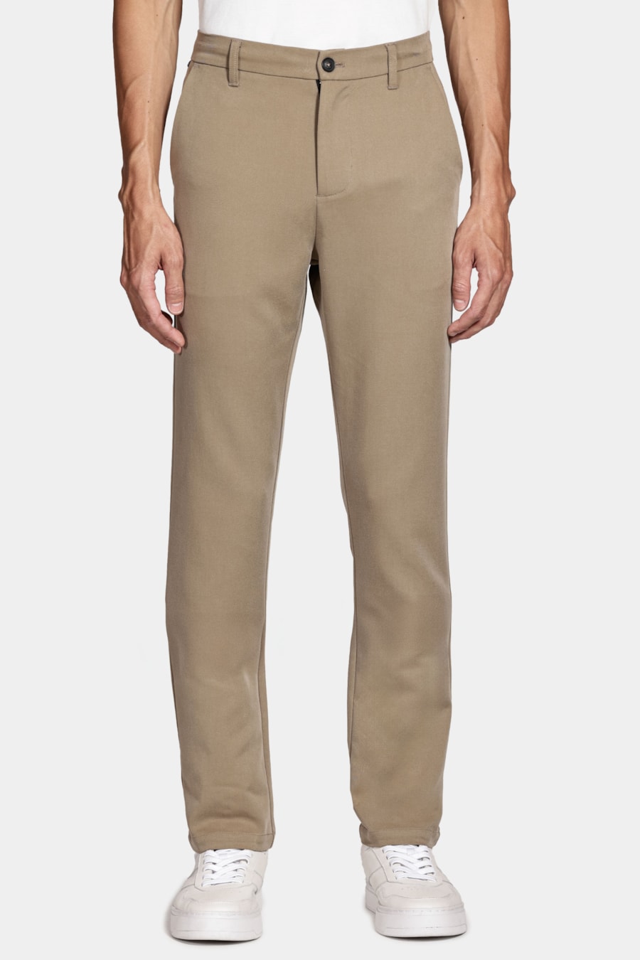Calça Chino Clássica Slim Travel Cáqui — foto 1 de 6