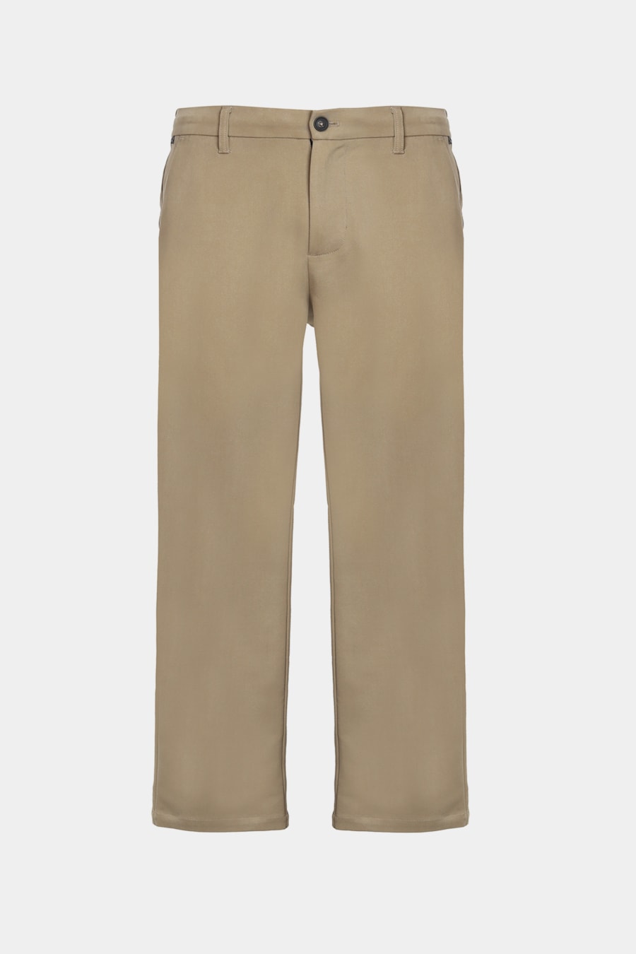 Calça Chino Clássica Slim Travel Cáqui — foto 6 de 6
