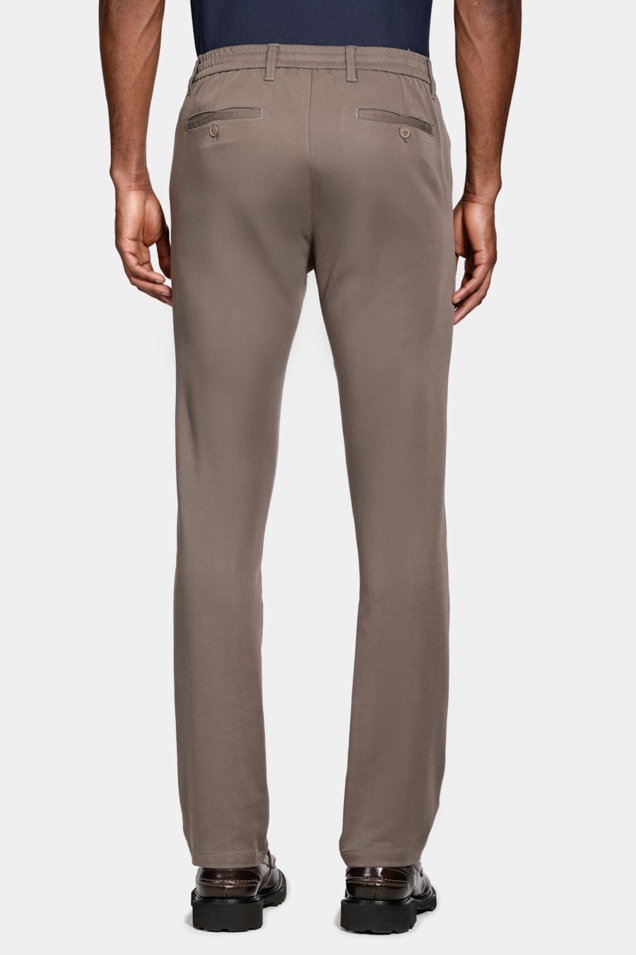 Calça Chino Clássica Slim Travel Fendi — foto 5 de 6