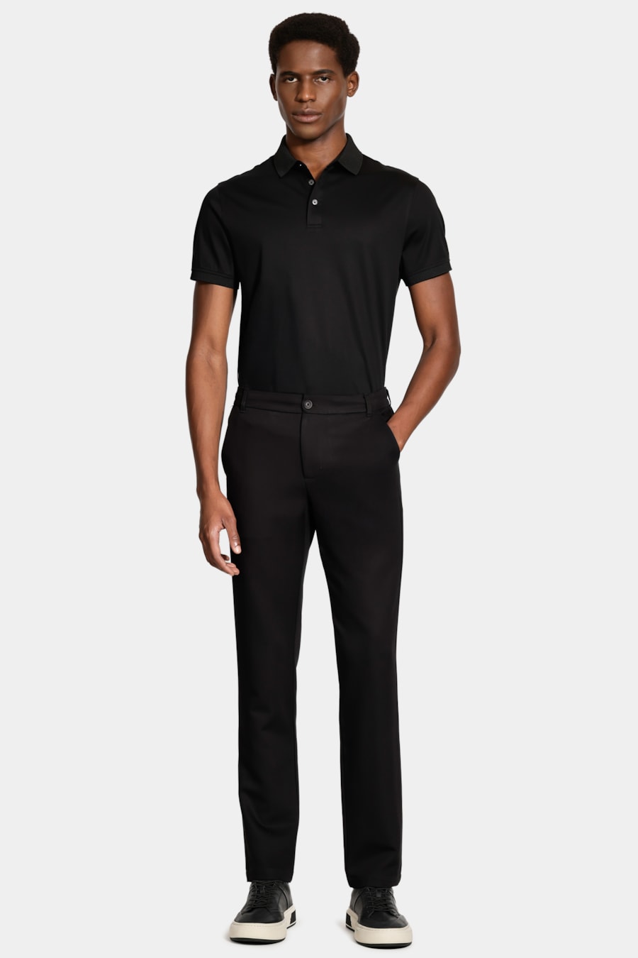 Calça Chino Clássica Slim Travel Preto — foto 2 de 6
