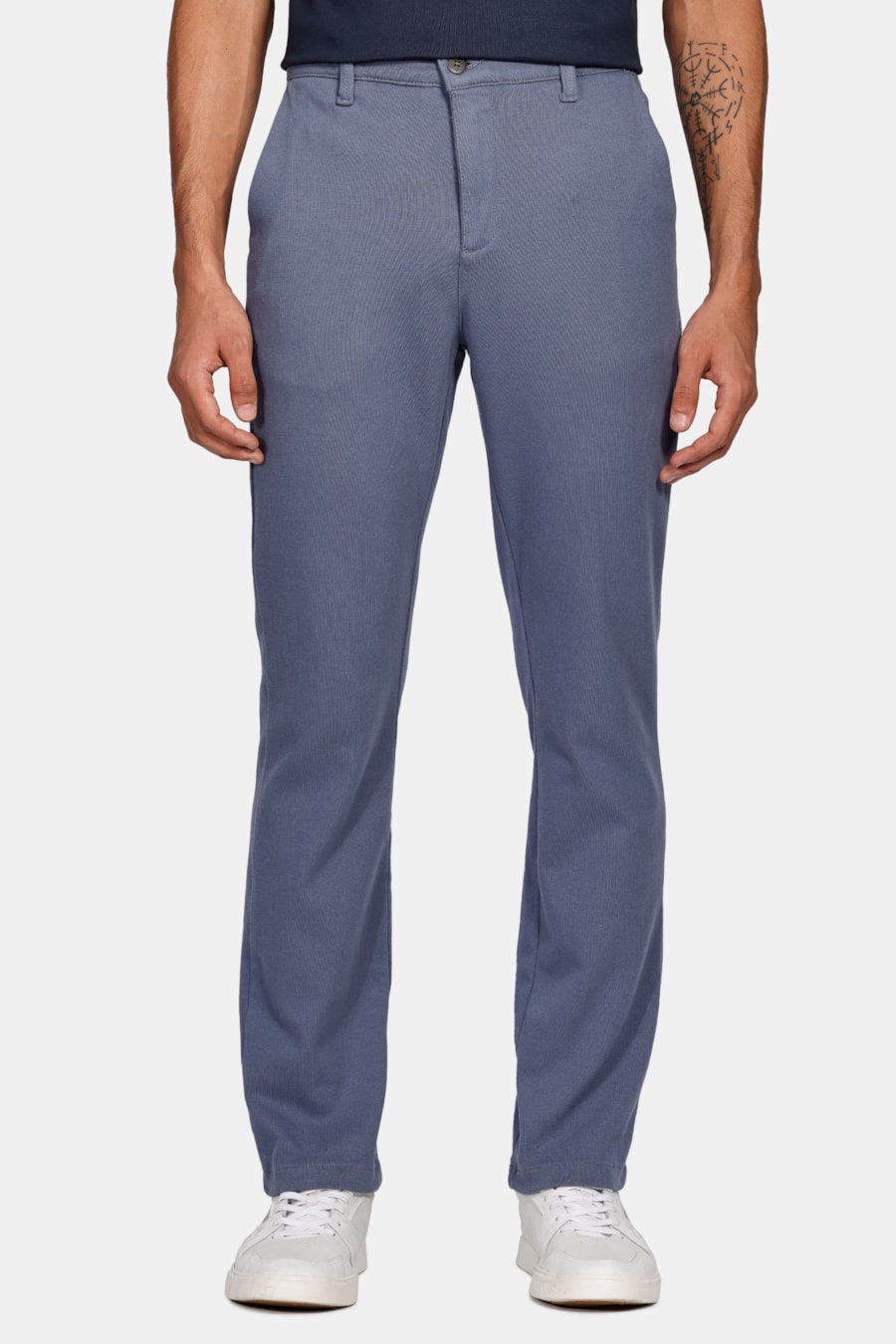 Calça Chino Color Regular Comfort Azul Índigo — foto 1 de 5