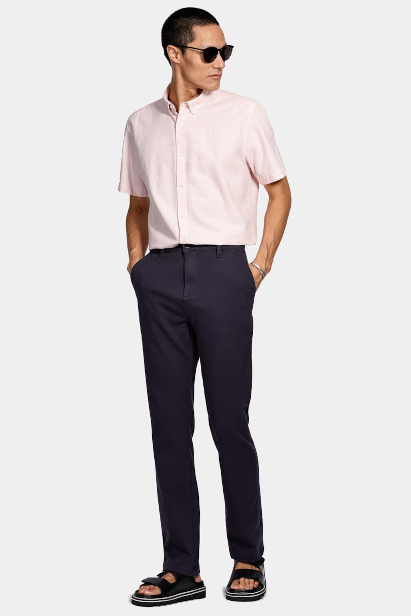 Calça Chino Color Regular Comfort Chumbo