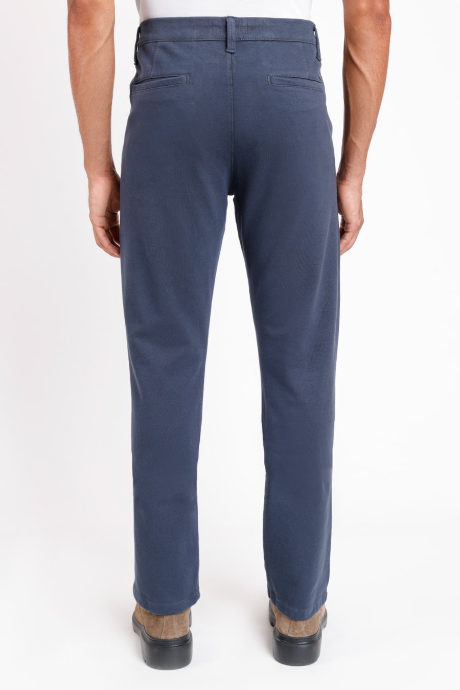 Calça Chino Color Regular Comfort Marinho — foto 4 de 4