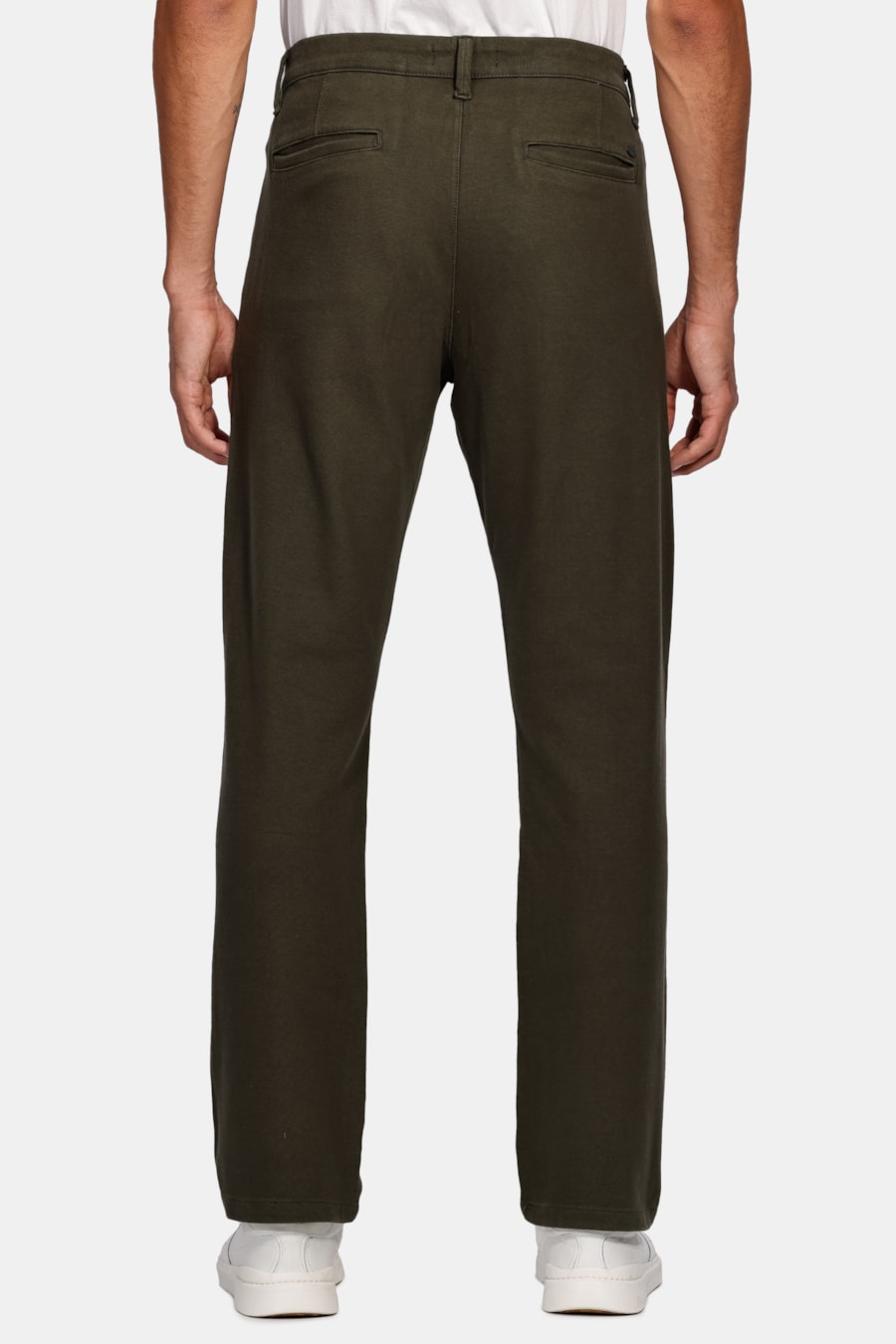 Calça Chino Color Regular Comfort Verde Militar — foto 5 de 5